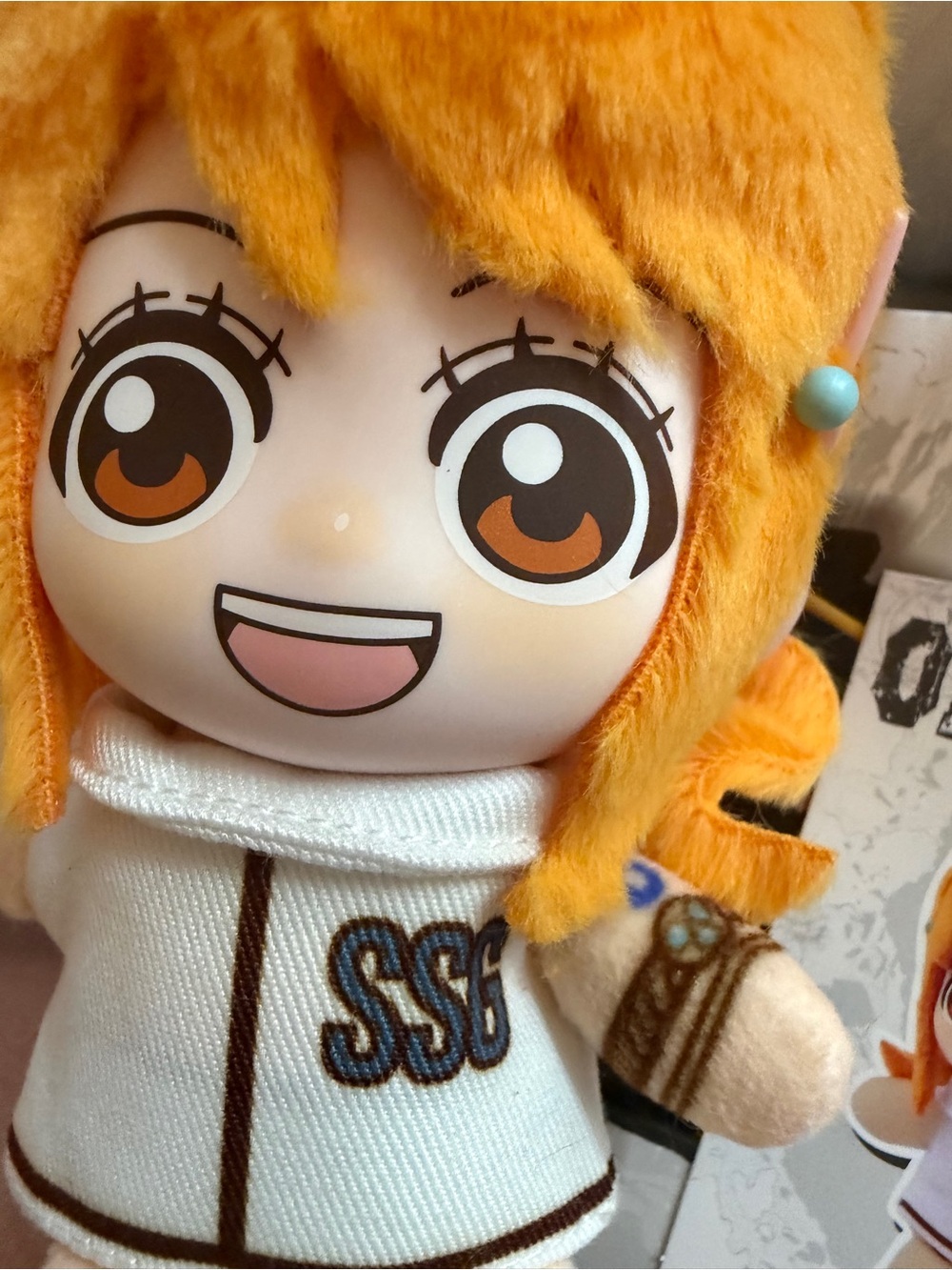 One Piece Nami plush pendant from the TOP TOY x EAKI Egghead Arc Series - Picture 5 of 5